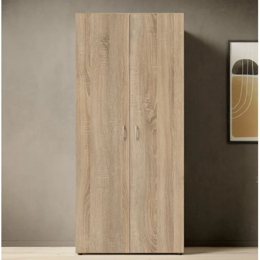 Kledingkast Baarlo Naturel - 80x176x52 cm