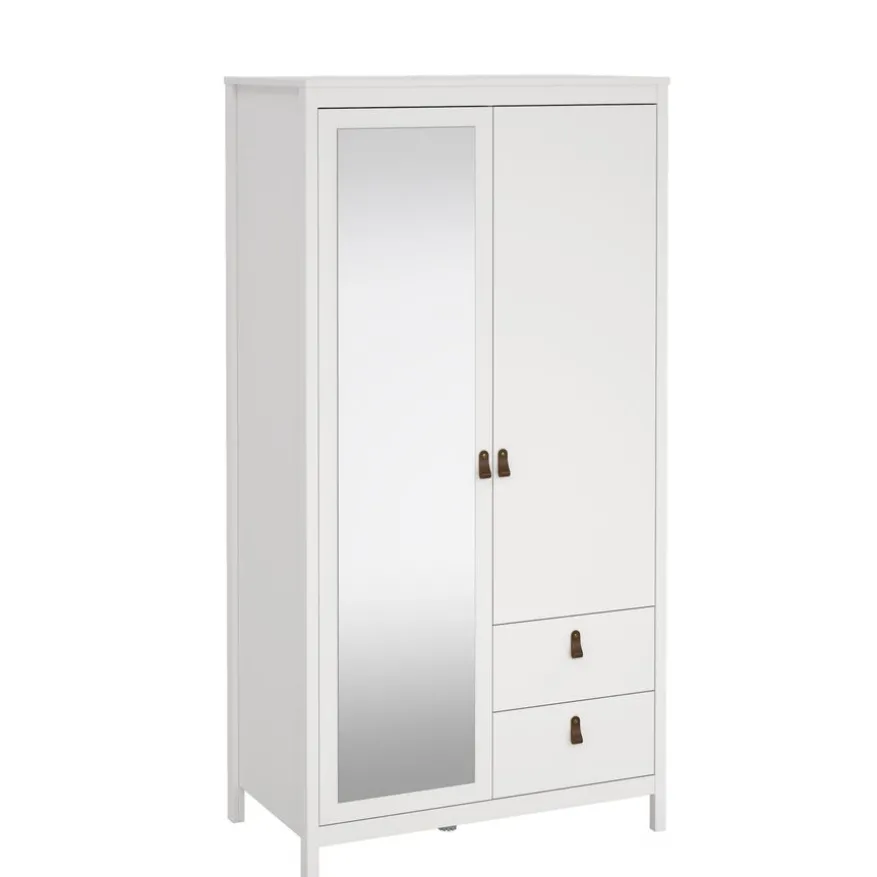 Kledingkast Dallas Wit - 103x199x59