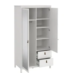 Kledingkast Dallas Wit - 103x199x59