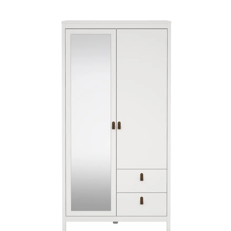 Kledingkast Dallas Wit - 103x199x59