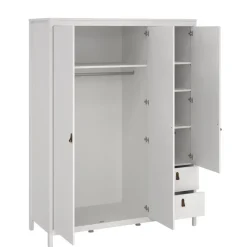 Kledingkast Dallas Wit - 150x199x59