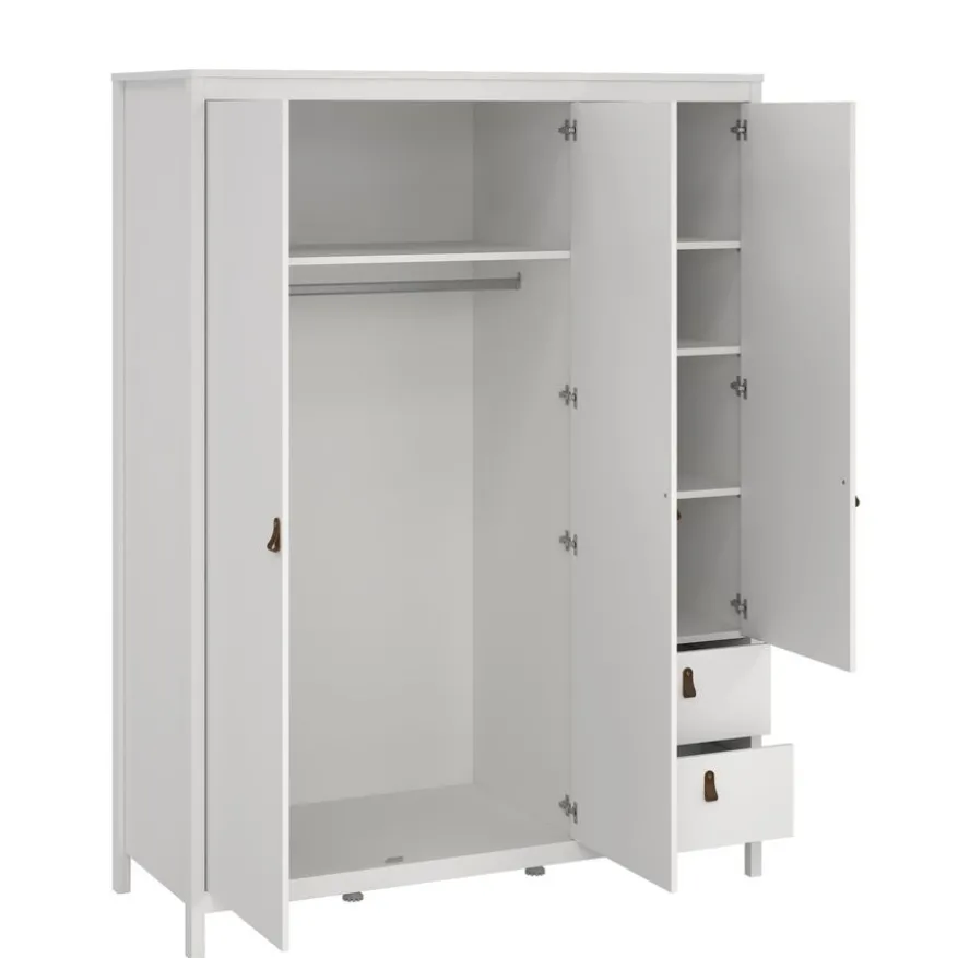 Kledingkast Dallas Wit - 150x199x59