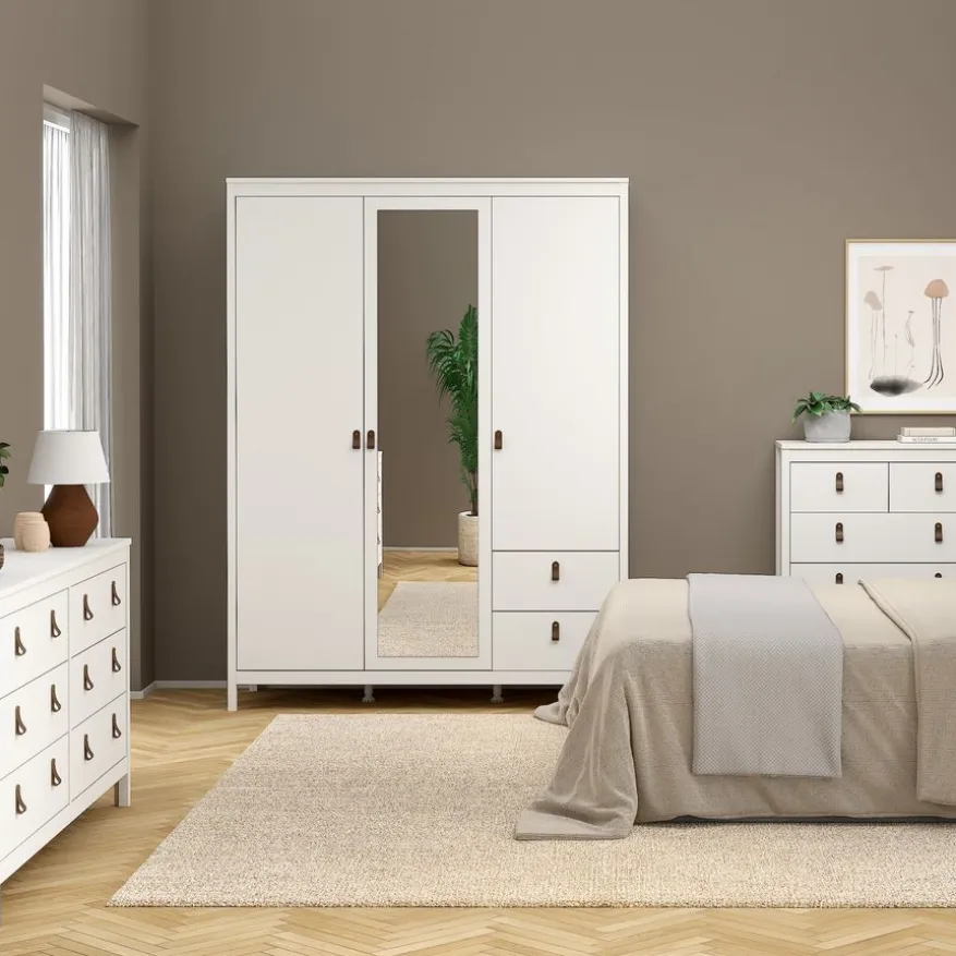 Kledingkast Dallas Wit - 150x199x59