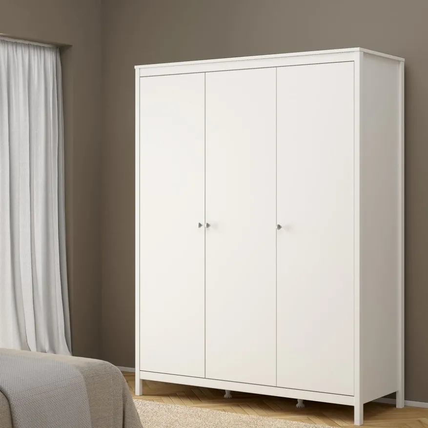 Kledingkast Dallas Wit - 150x199x59