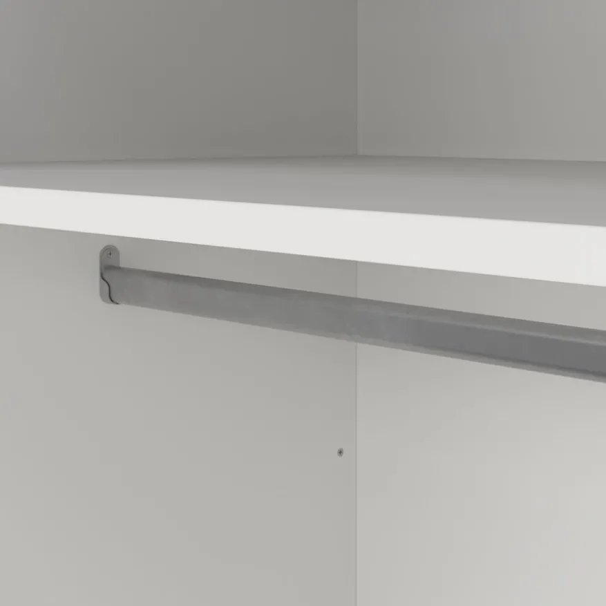 Kledingkast Dallas Wit - 150x199x59