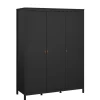 Kledingkast Dallas Zwart - 150x199x59