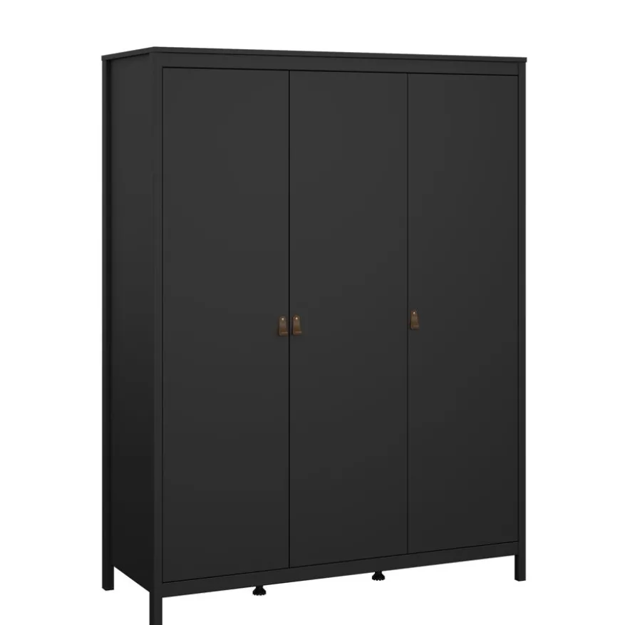 Kledingkast Dallas Zwart - 150x199x59