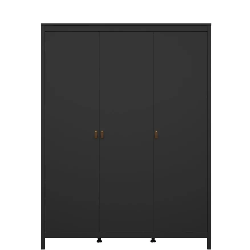 Kledingkast Dallas Zwart - 150x199x59