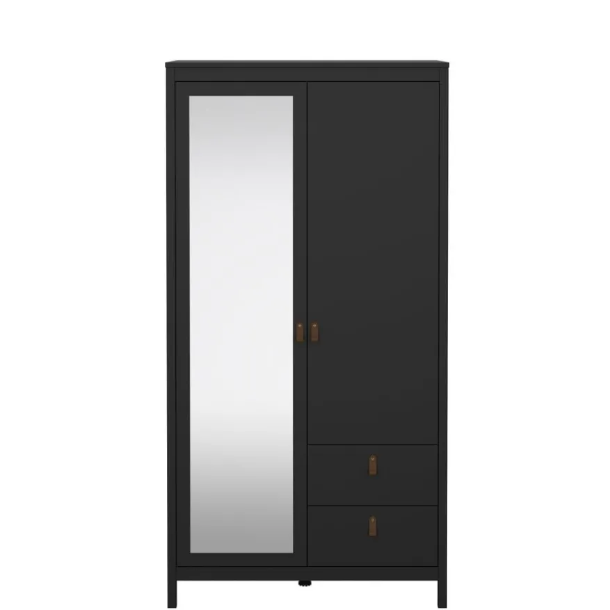 Kledingkast Dallas Zwart - 103x199x59