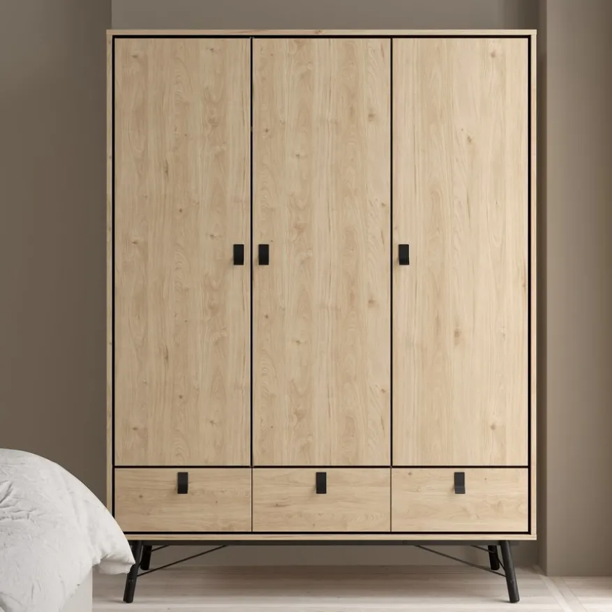 Kledingkast Denver Eiken - 150x200x60 cm