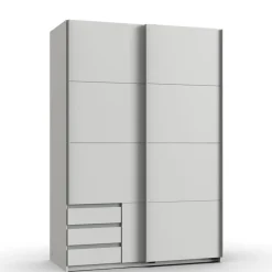 Kledingkast Elsen Wit - 135x198x64 cm