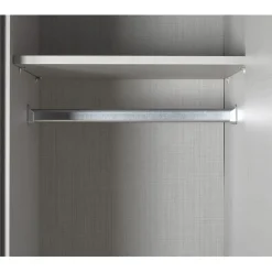 Kledingkast Elsen Wit - 135x198x64 cm