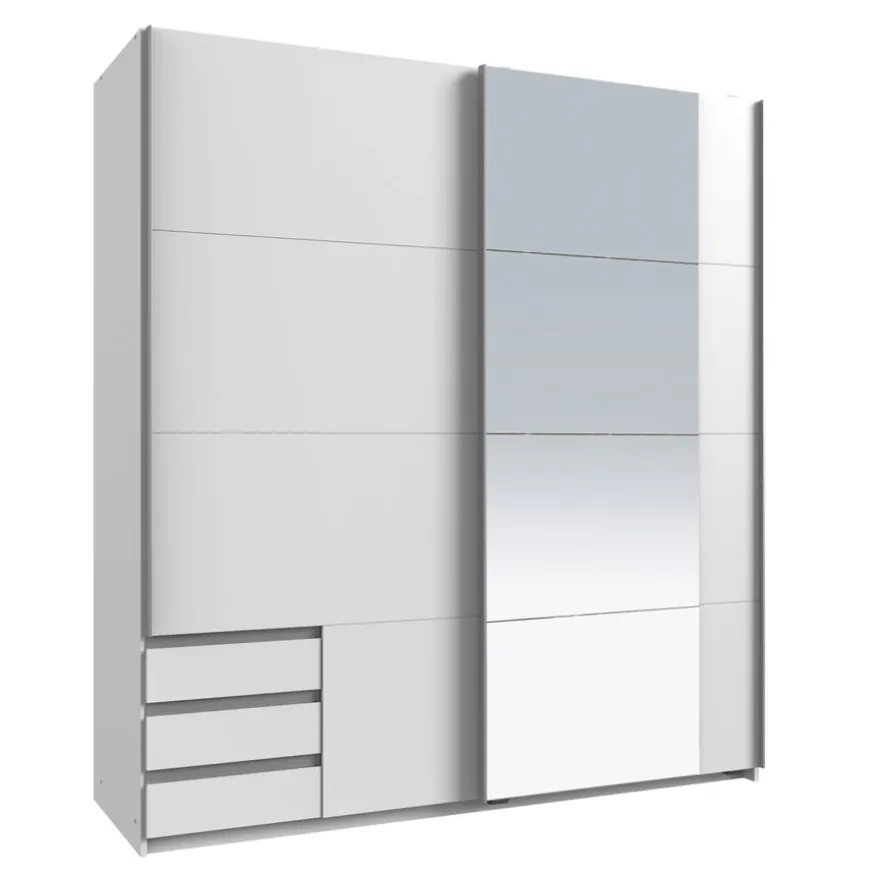 Kledingkast Elsen Wit - 179x198x64 cm