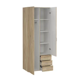 Kledingkast Harper Naturel - 78x201x50 cm