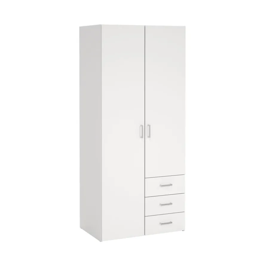 Kledingkast Harper Wit - 78x176x36 cm