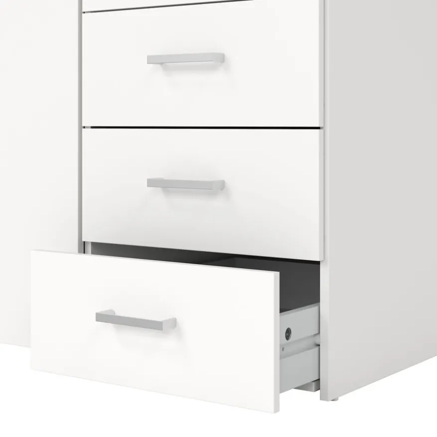 Kledingkast Harper Wit - 78x176x36 cm