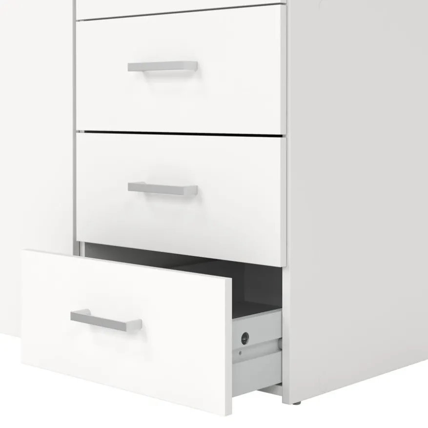 Kledingkast Harper Wit - 78x201x50 cm