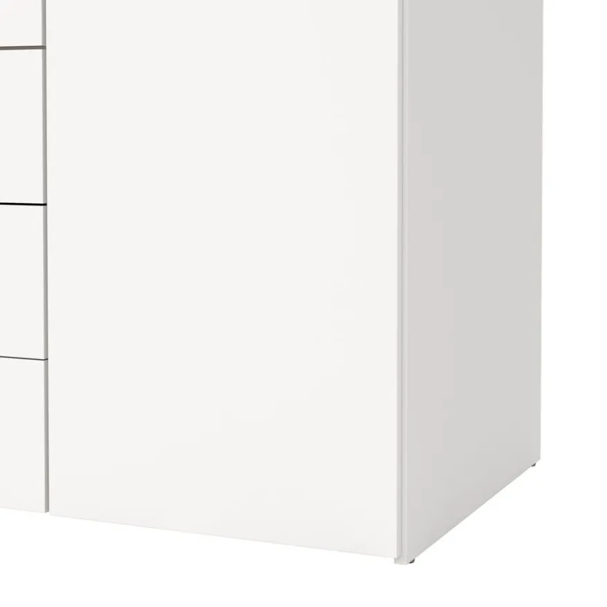 Kledingkast Harper Wit - 154x201x50 cm