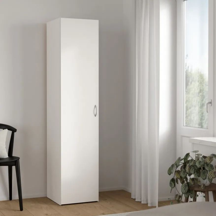Kledingkast Harper Wit - 40x176x42 cm