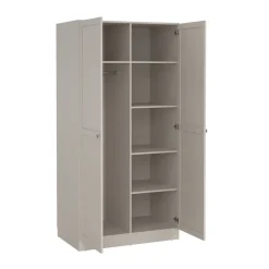 Kledingkast Indy Taupe - 99x200x62 cm