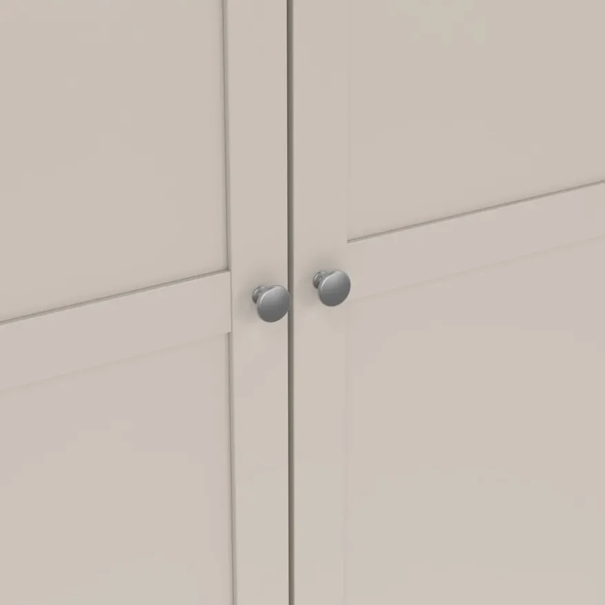 Kledingkast Indy Taupe - 196x200x62 cm