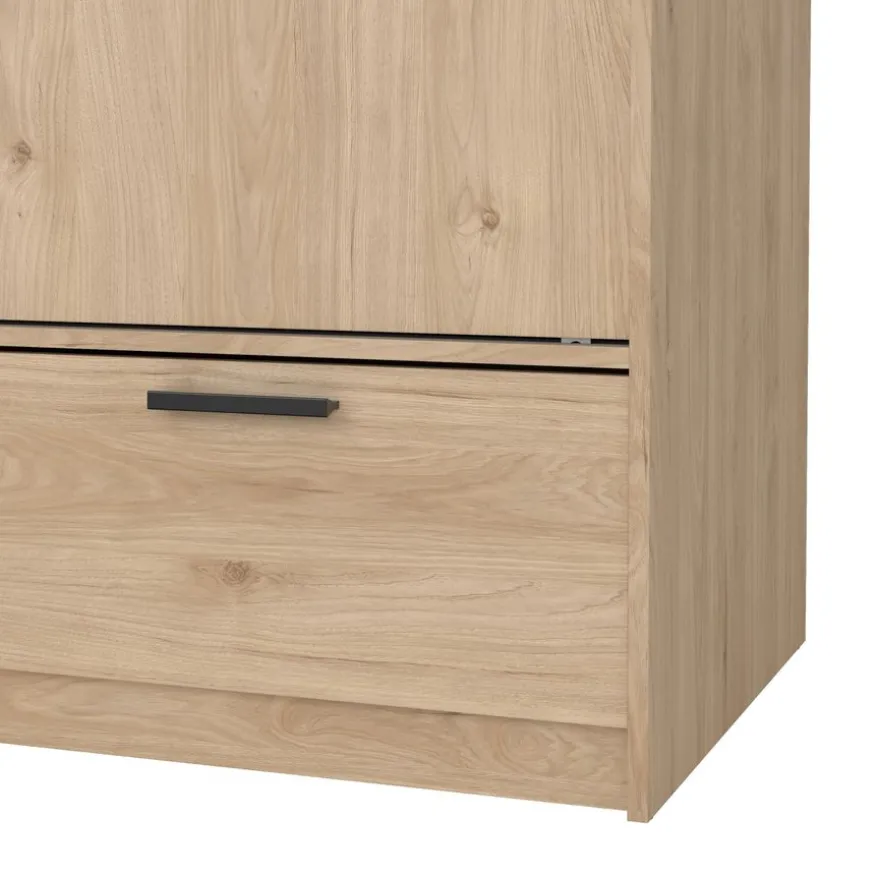 Kledingkast Jasper Eiken - 121x200x60 cm