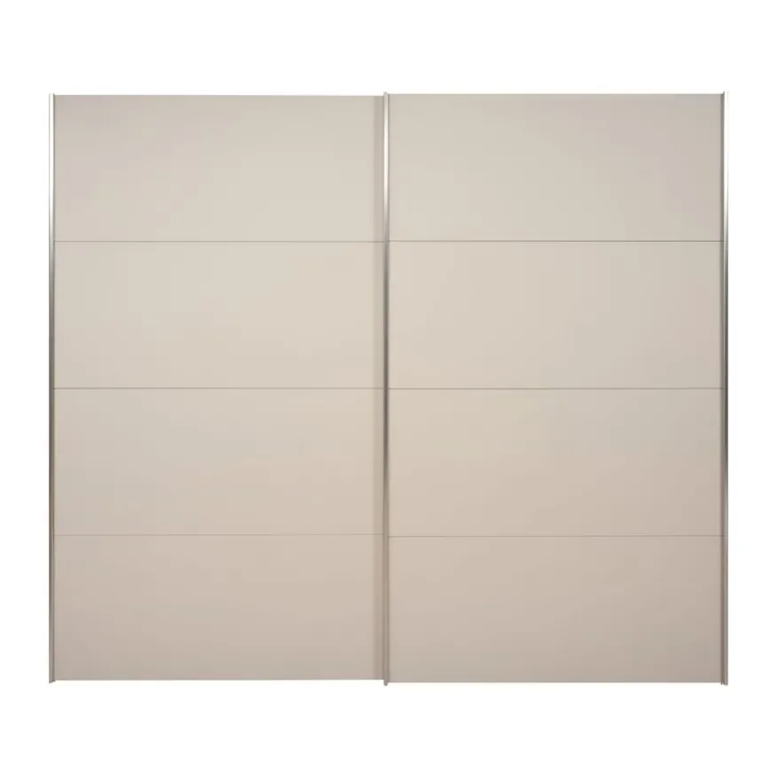 Kledingkast Legado Beige / Wit - 253x236x65 cm