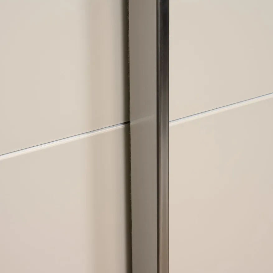 Kledingkast Legado Beige / Wit - 253x236x65 cm