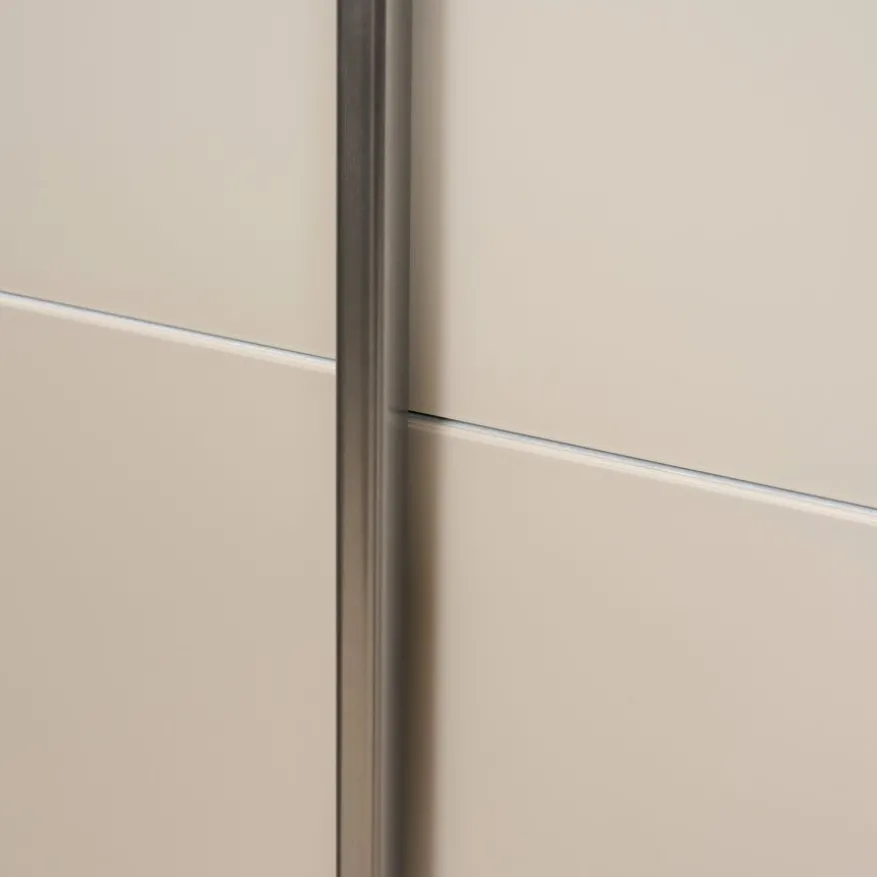 Kledingkast Legado Beige / Wit - 253x236x65 cm