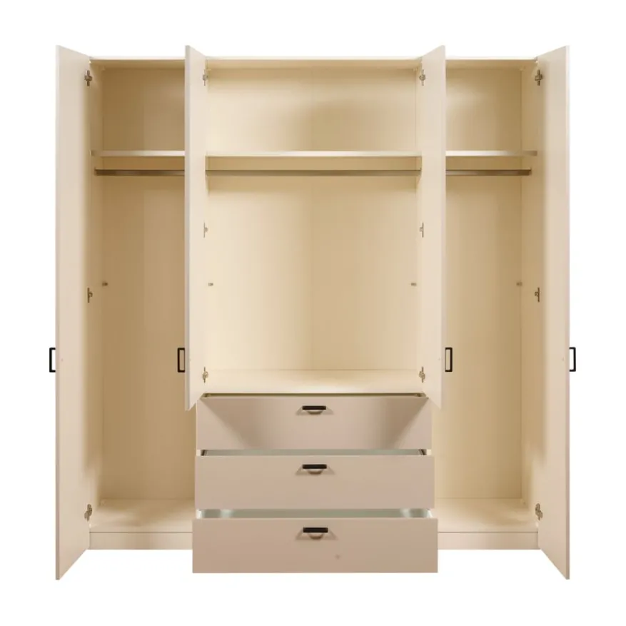 Kledingkast Legado Beige - 200x220x57 cm