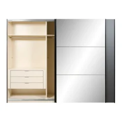 Kledingkast Legado Zwart - 278x220x65 cm