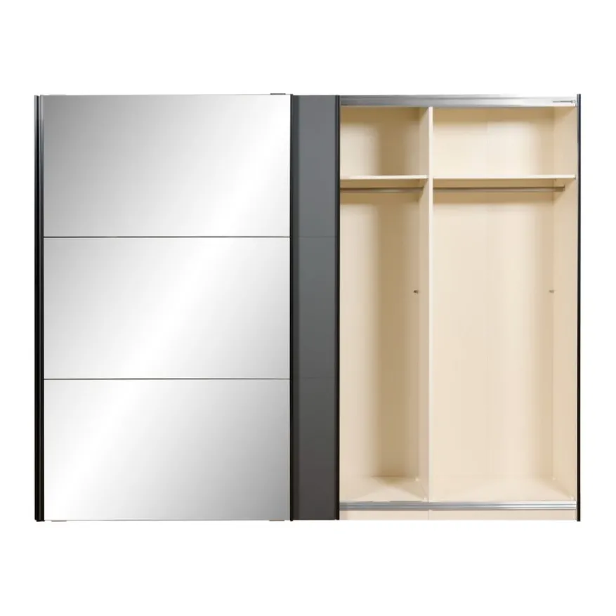 Kledingkast Legado Zwart - 278x220x65 cm