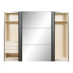 Kledingkast Legado Zwart - 278x220x65 cm