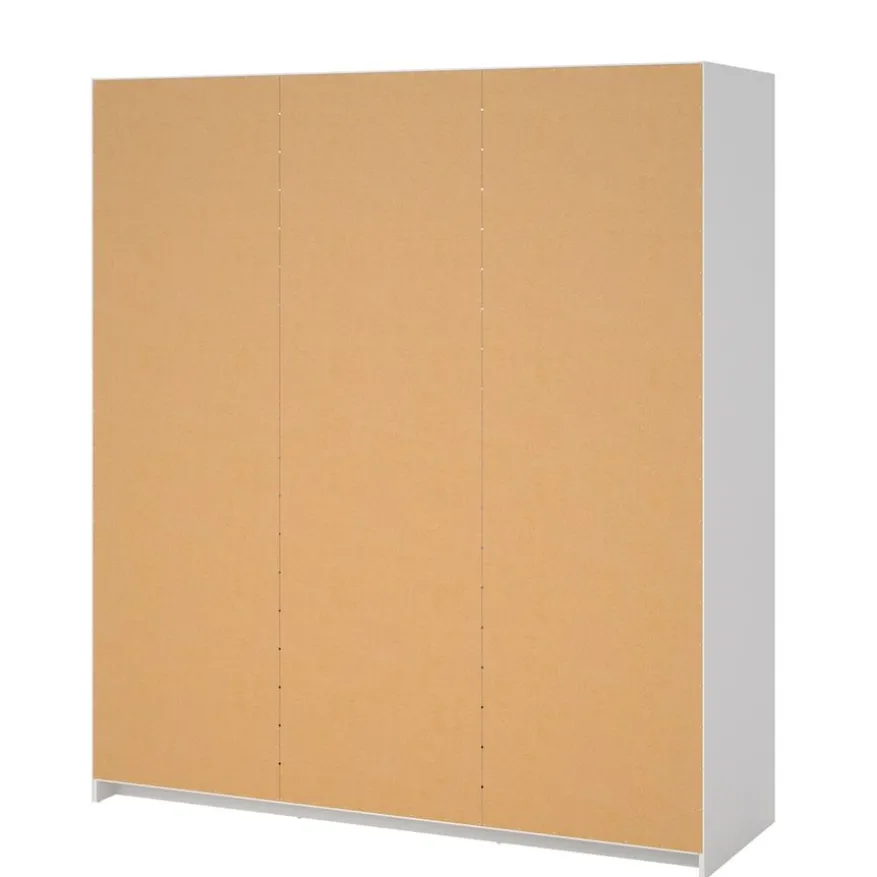 Kledingkast Luna Wit - 177x201x60 cm