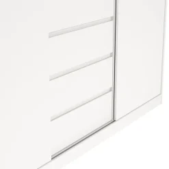 Kledingkast Luna Wit - 177x201x60 cm