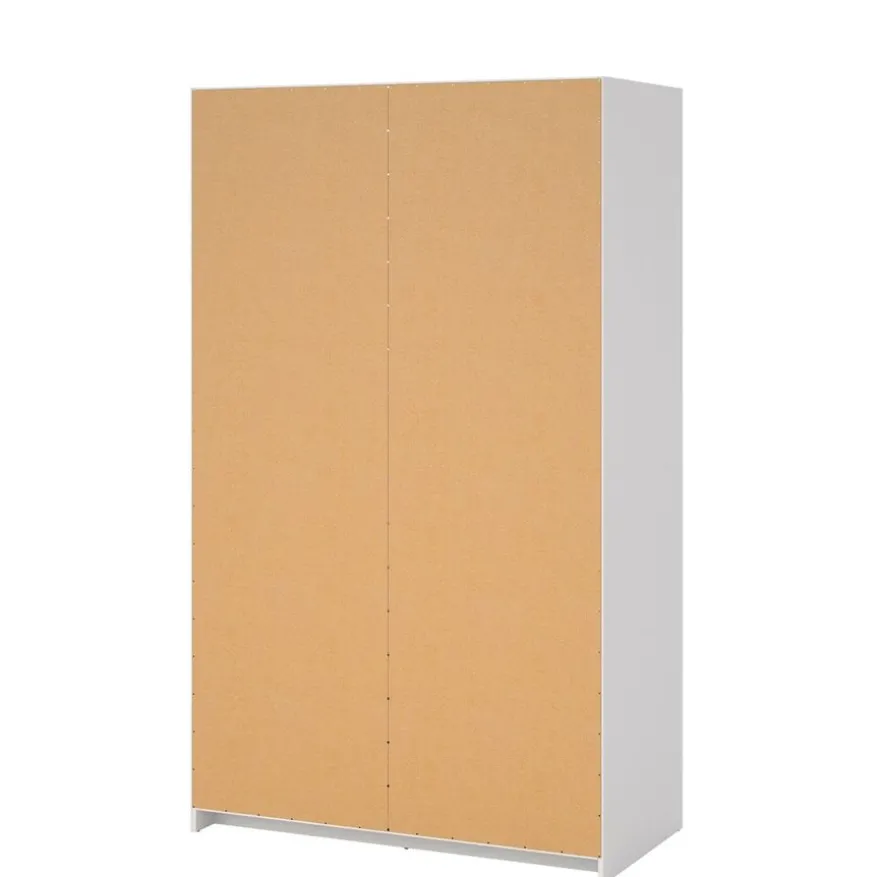 Kledingkast Luna Wit - 119x201x60 cm