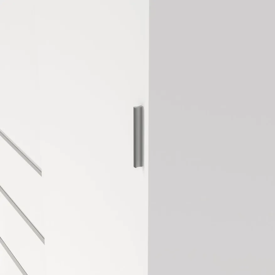 Kledingkast Luna Wit - 119x201x60 cm