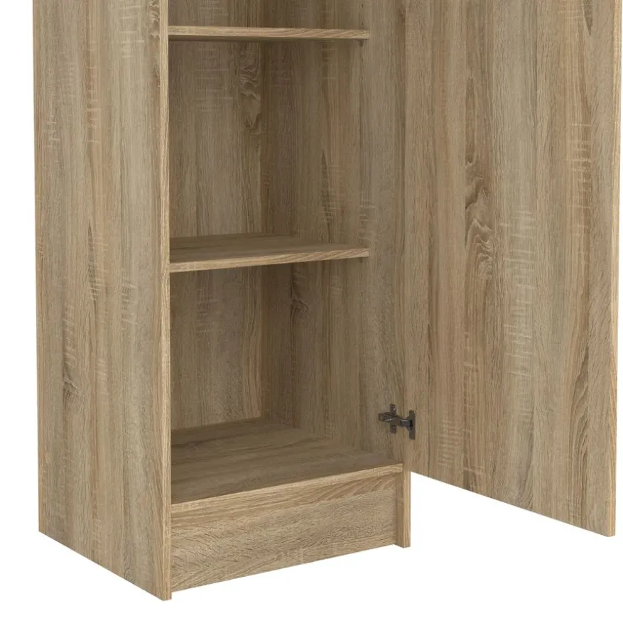 Kledingkast Miami Naturel - 49x200x47 cm