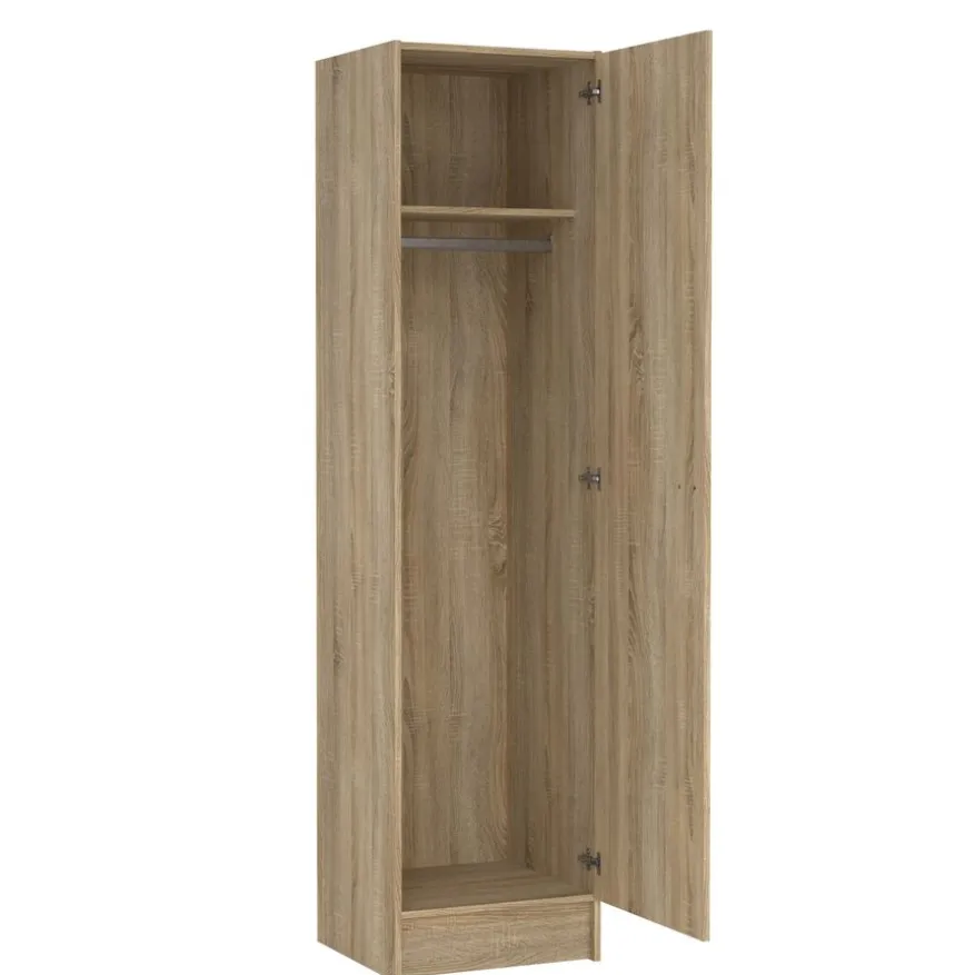 Kledingkast Miami Naturel - 49x200x47 cm