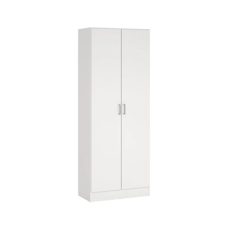 Kledingkast Miami Wit - 70x181x36 cm