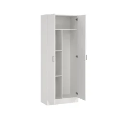 Kledingkast Miami Wit - 70x181x36 cm