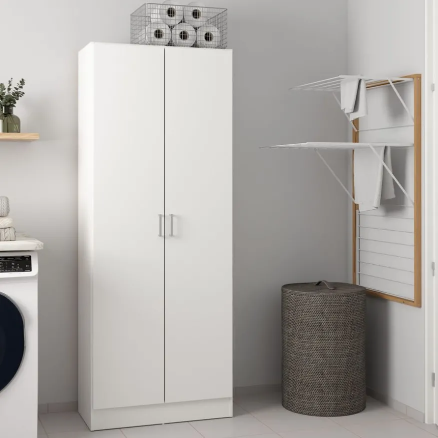 Kledingkast Miami Wit - 70x181x36 cm
