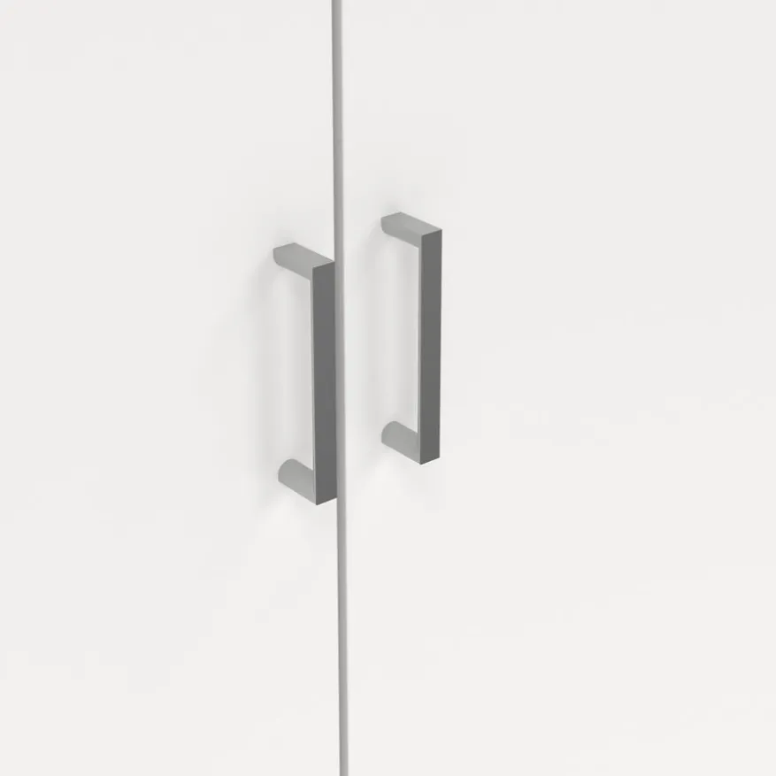 Kledingkast Miami Wit - 70x181x36 cm