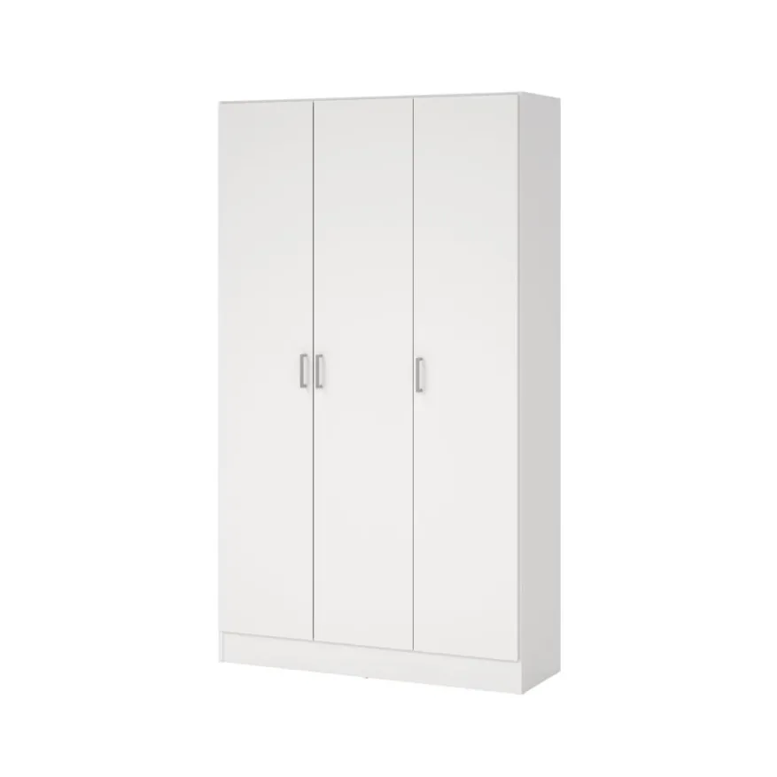 Kledingkast Miami Wit - 105x181x36 cm