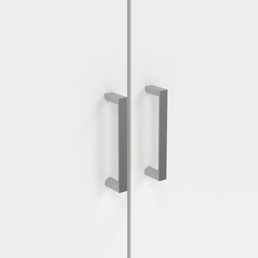 Kledingkast Miami Wit - 105x181x36 cm