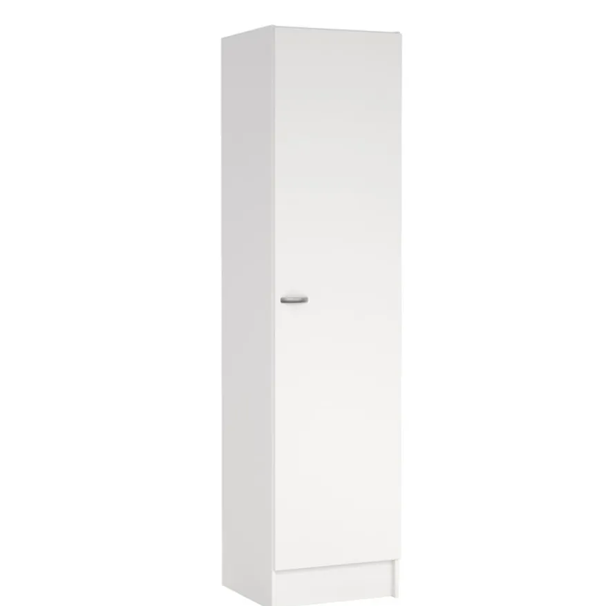 Kledingkast Miami Wit - 49x200x47 cm