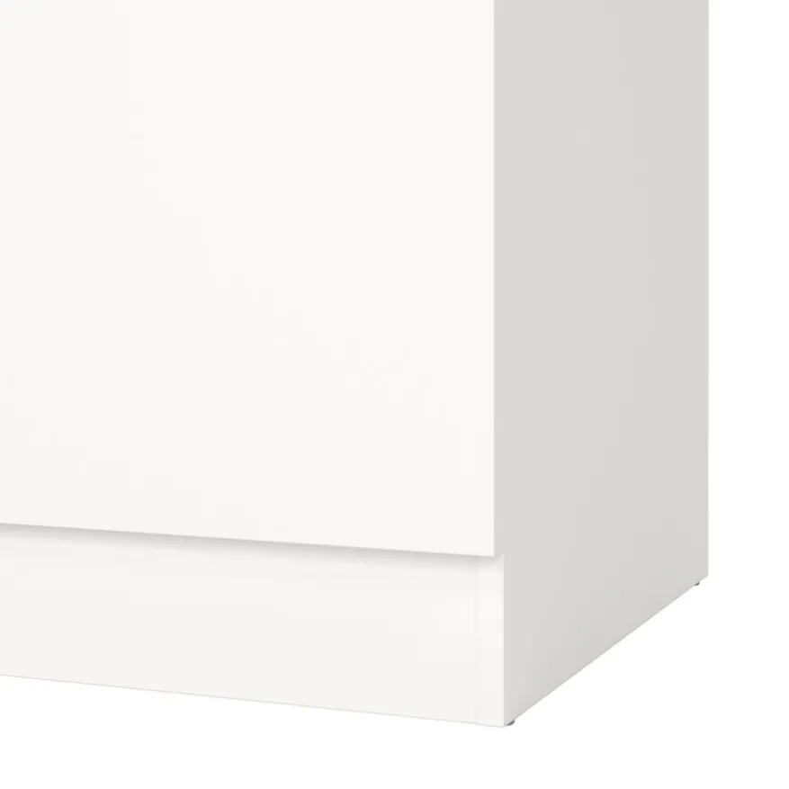 Kledingkast Miami Wit - 79x200x50 cm
