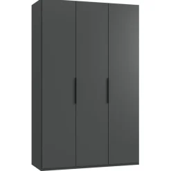 Kledingkast Oss Donkergrijs - 150x236x58 cm