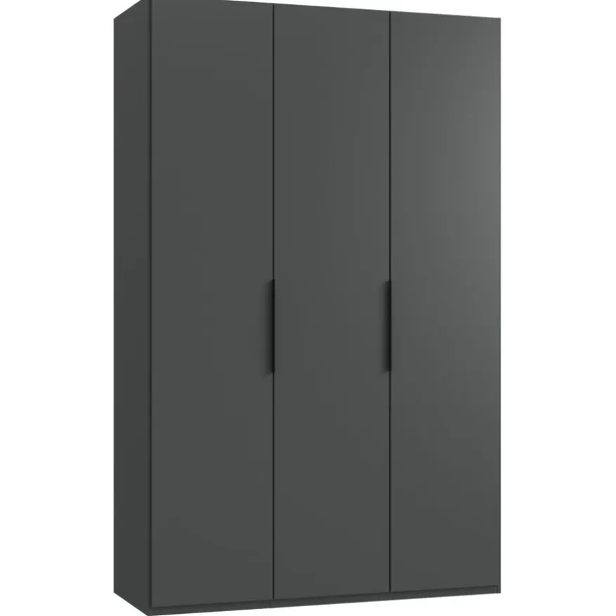 Kledingkast Oss Donkergrijs - 150x236x58 cm