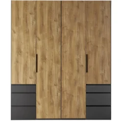 Kledingkast Oss Naturel - 200x236x58 cm